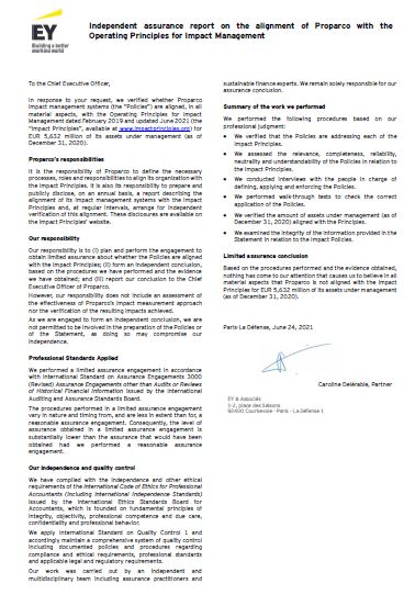 Independent verifier’s limited assurance report