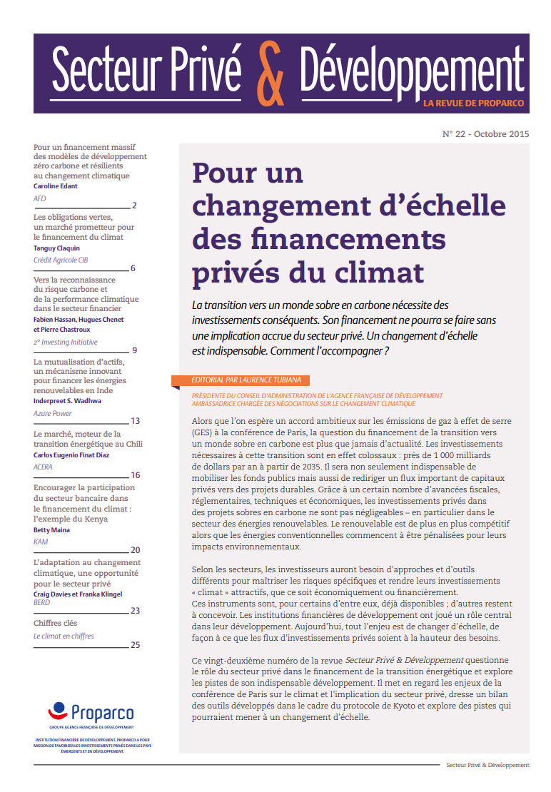 Secteur Privé & Développement