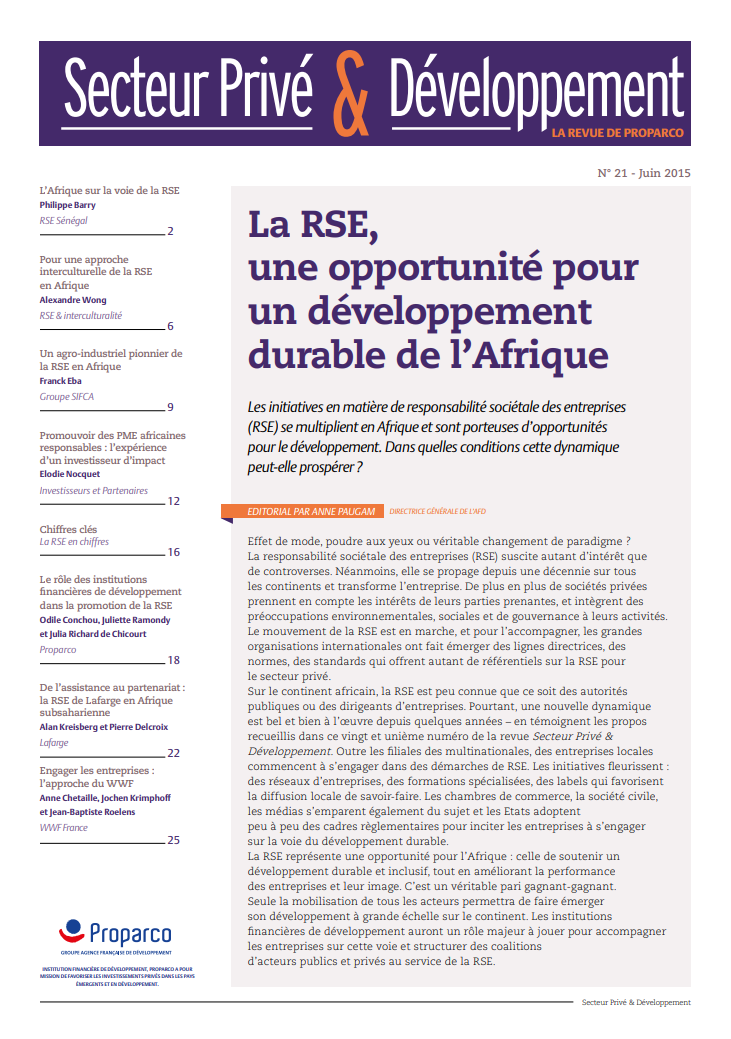 Secteur Privé & Développement