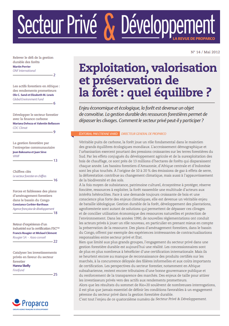 Secteur Privé & Développement