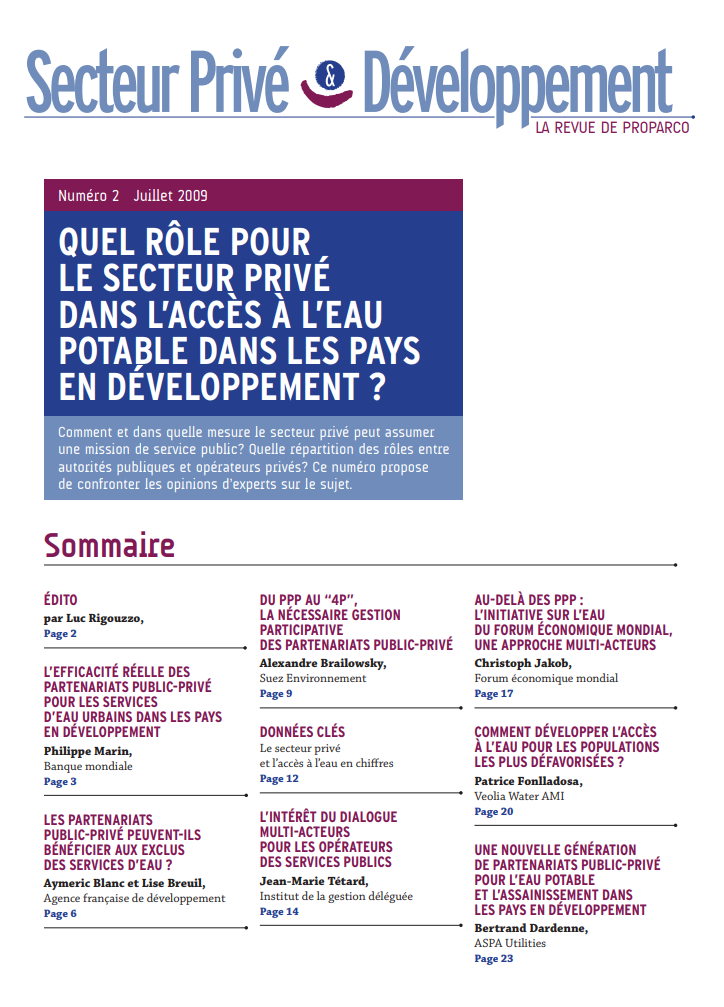 Secteur Privé & Développement