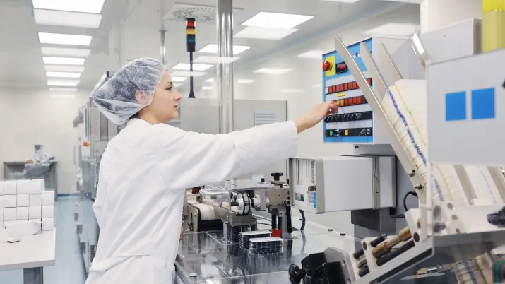 medical factory and production indoor