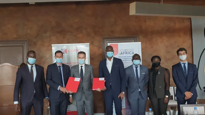 Cérémonie de signature du partenariat entre Proparco et COFINA