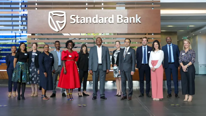 Signature avec Standard Bank en Afrique du Sud