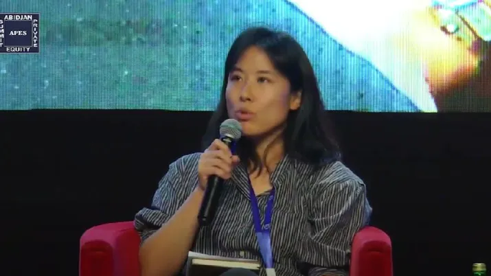 photo de l'intervention d’Agnès Huang