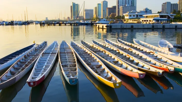 Photo de bateaux à Manille aux Philippines