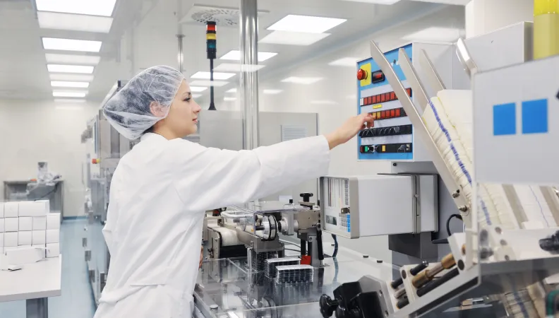 medical factory and production indoor