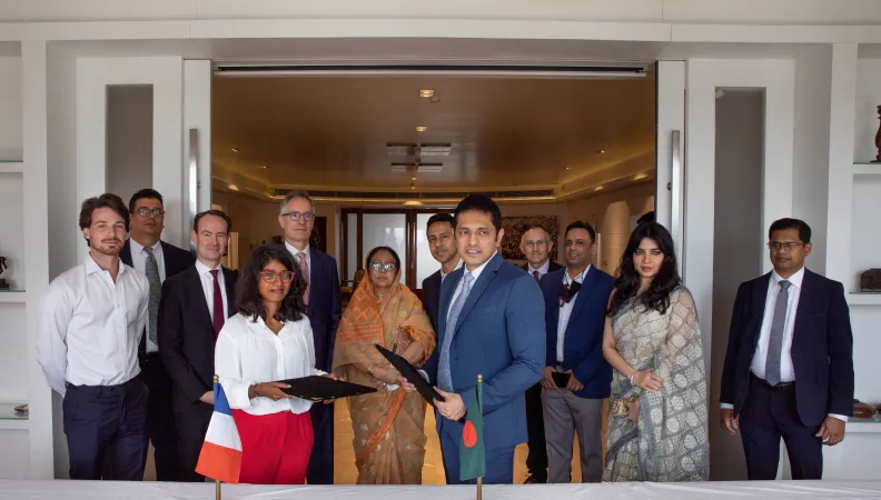 Signature du projet Ananta en Inde